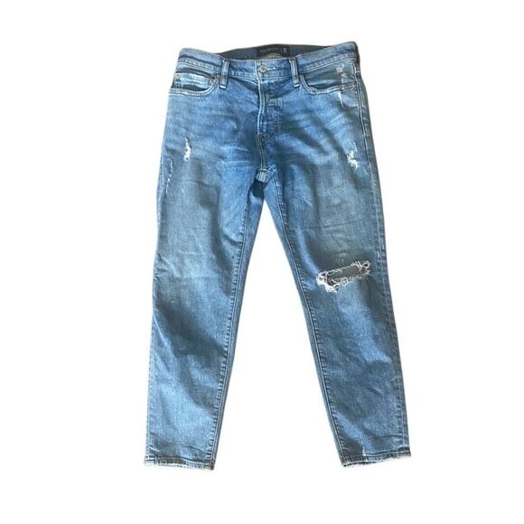 Abercrombie & Fitch Cropped High Rise Skinny Jeans. EUC! Size 30. - Picture 2 of 7